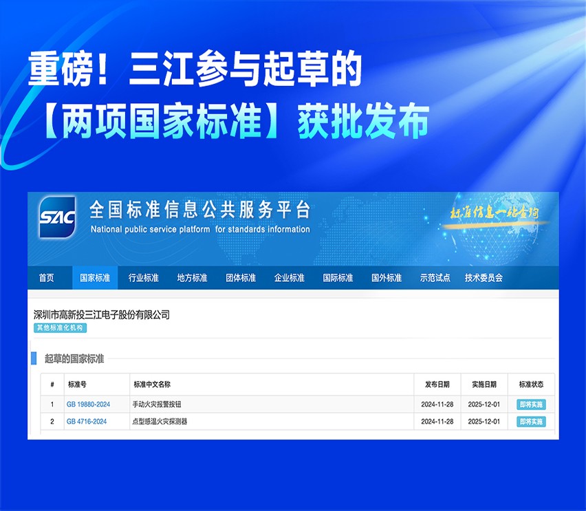 重磅！高新投三江參與起草的兩項(xiàng)國家標(biāo)準(zhǔn)獲批發(fā)布，助推行業(yè)高質(zhì)量發(fā)展